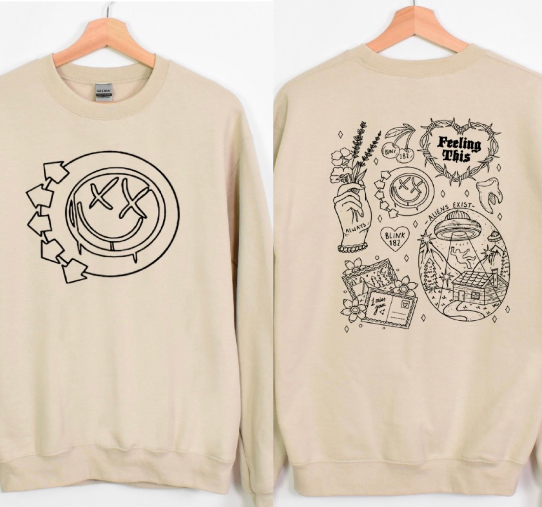 Blink discount 182 sweatshirt