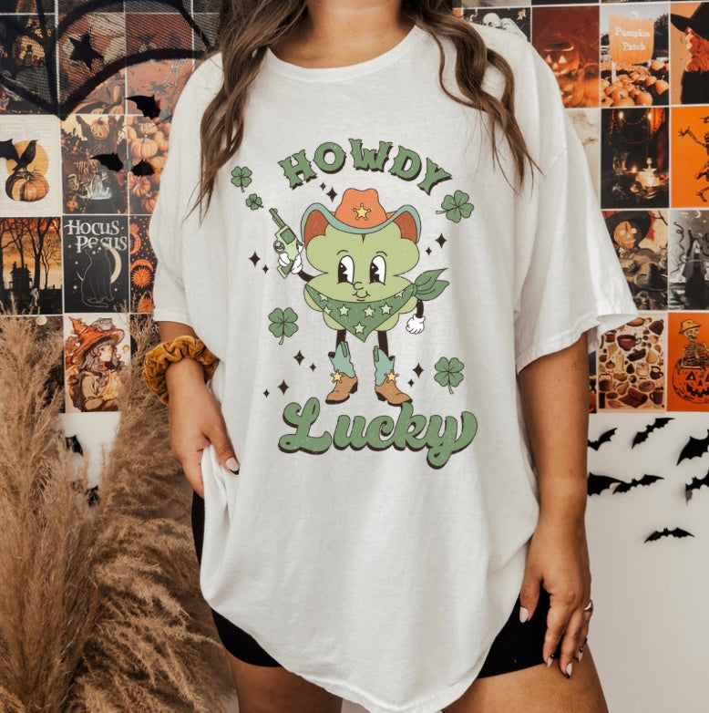 Howdy Go Lucky Tee/Sweatshirt