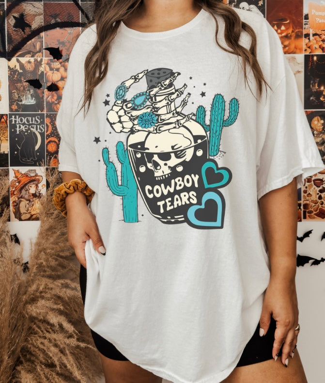 Cowboy tears tee/sweatshirt