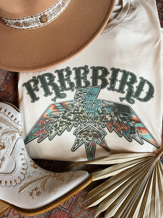 Freebird Solid Natural tee