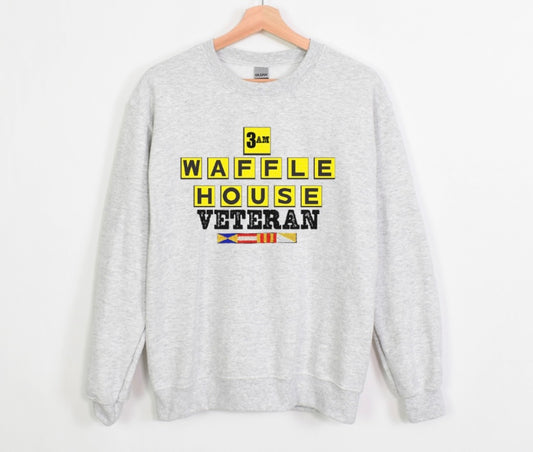 3am Waffle House Vet Tee/Sweatshirt
