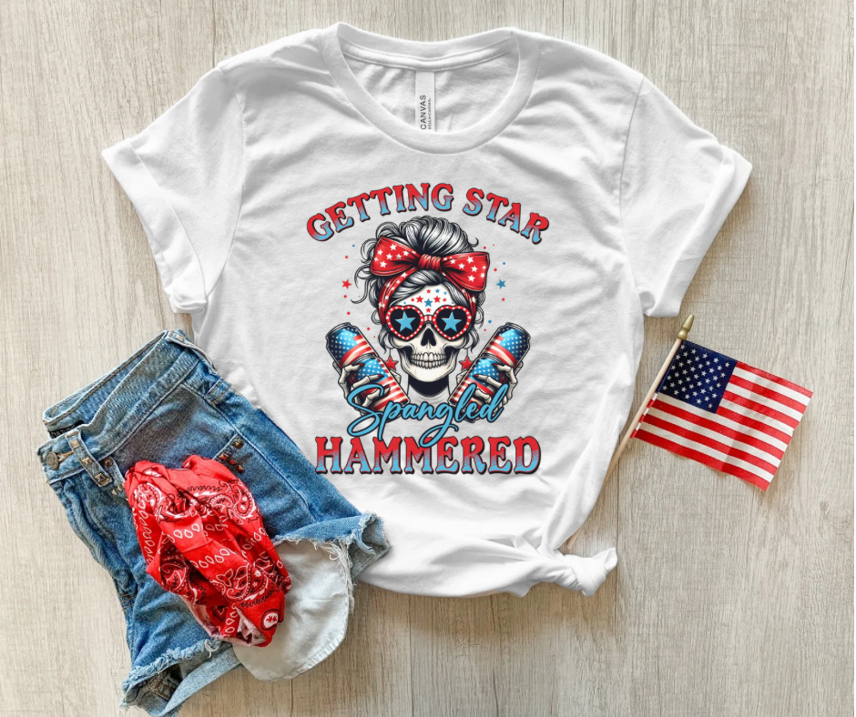 Star Spangled Hammered Tee