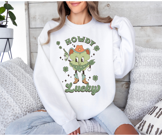 Howdy Go Lucky Tee/Sweatshirt