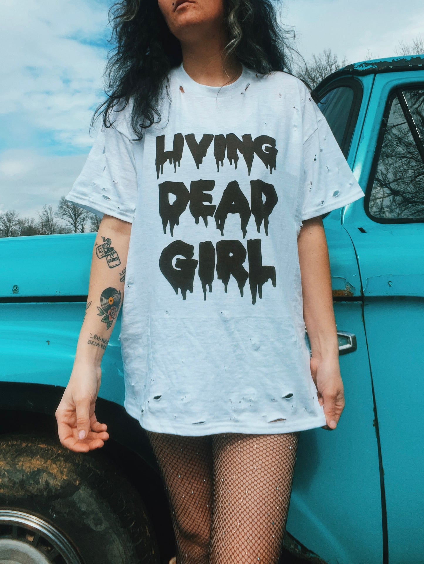 Living Dead Girl Distressed Tee