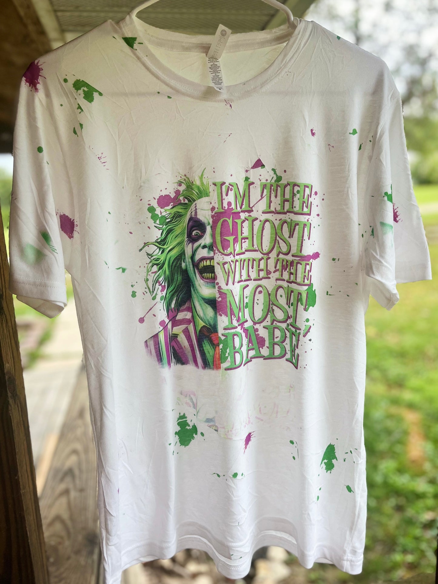 Beetlejuice Splatter Tee