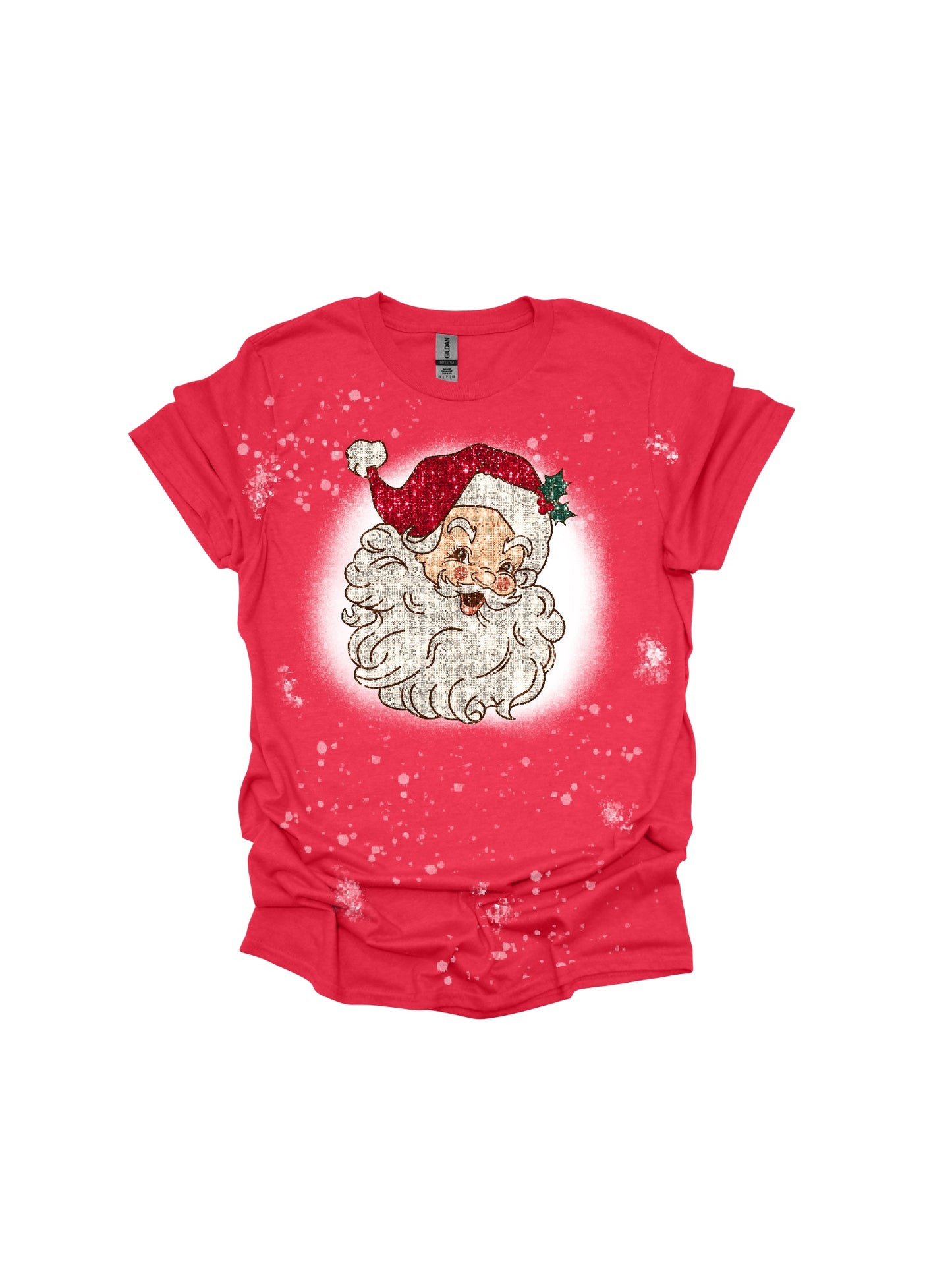 Faux Sequin Santa Bleached