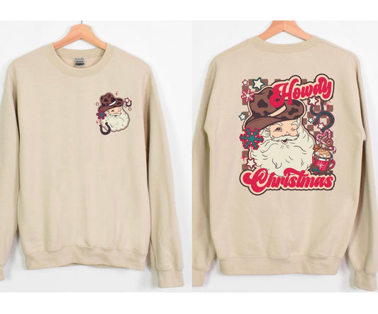 Howdy Xmas Front & Back