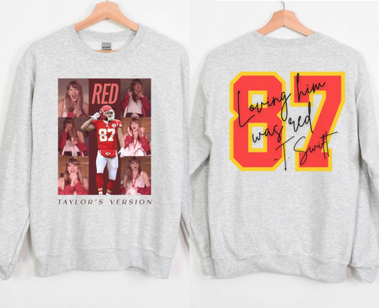 Chiefs Red Tays Version Front&Back