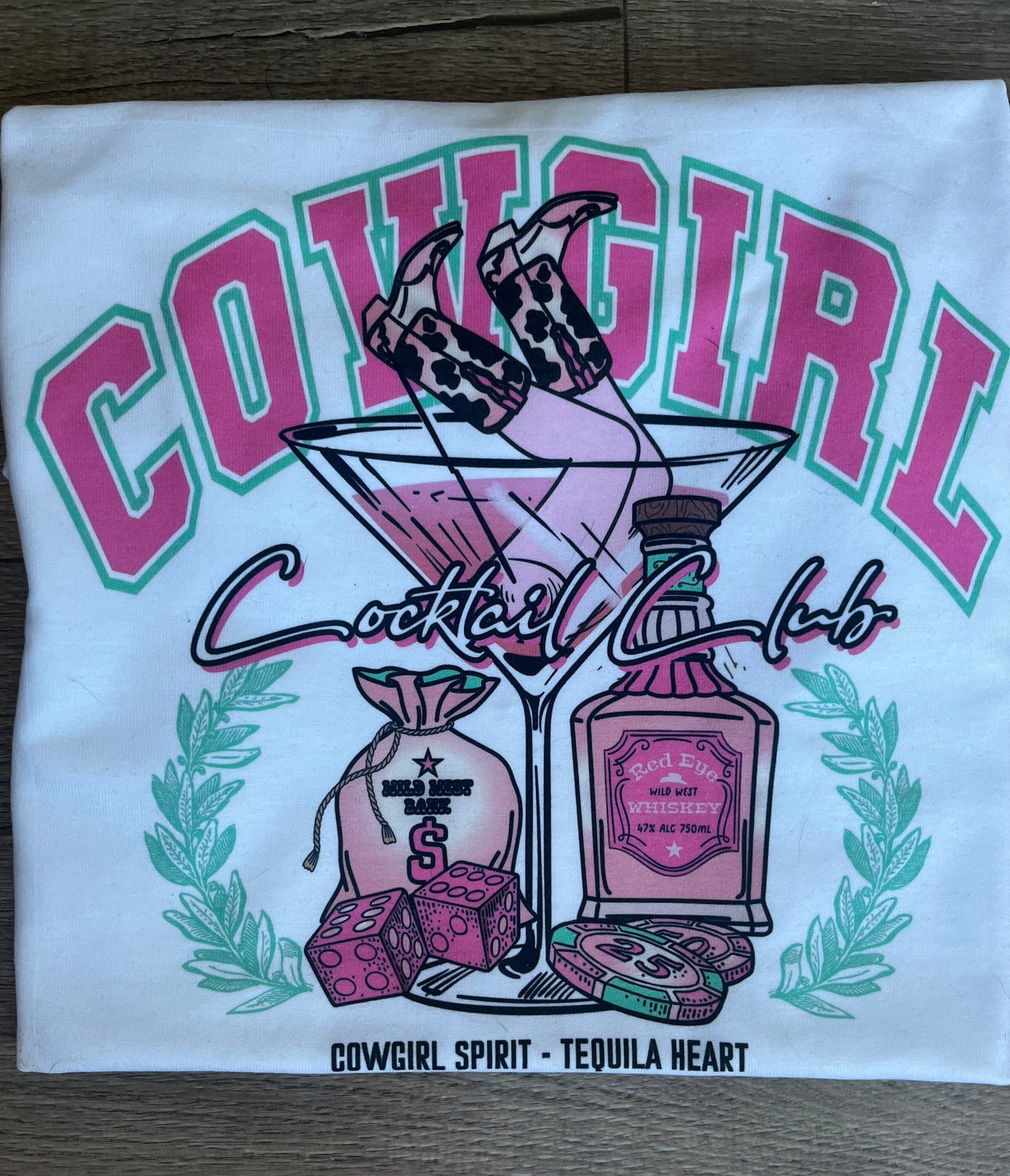 Cowgirl Cocktails Club Tee